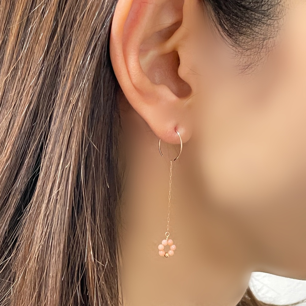 K10PGピンク珊瑚ピアス｜高知まるごとネット