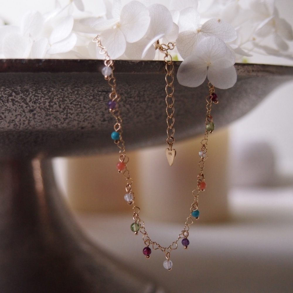 ピンク珊瑚天然石ブレスレット｜高知まるごとネット